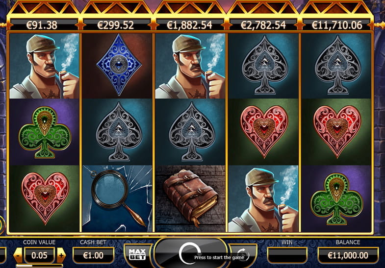 Free Demo of Holmes and the Stolen Stones Slot