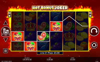 Hot Bonus Joker Slot Mobile
