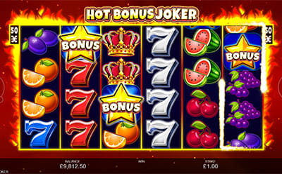 Hot Bonus Joker Slot Bonus