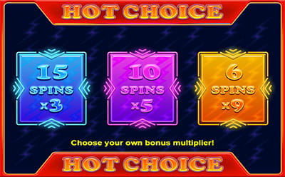 Hot Choice Slot Bonus Round