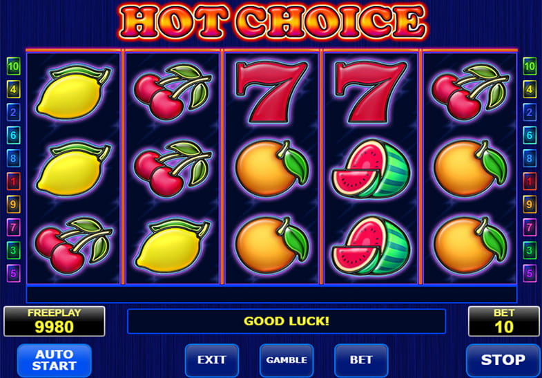 Free Demo of the Hot Choice Slot