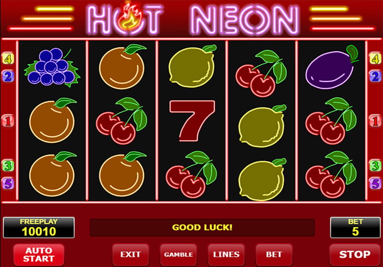 Free Demo of the Hot Neon Slot
