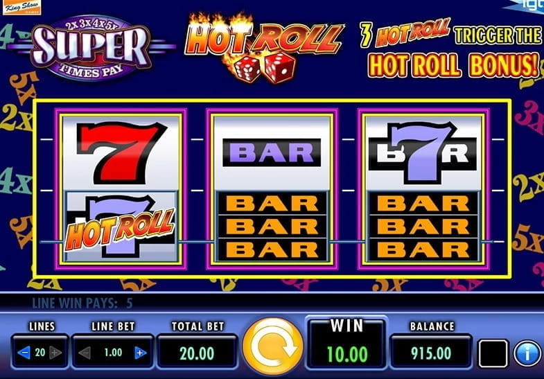 Get Back to Classic Slots with Hot Roll Super Times Pay