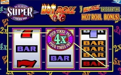 Hot Roll Super Times Pay Multiplier Wild