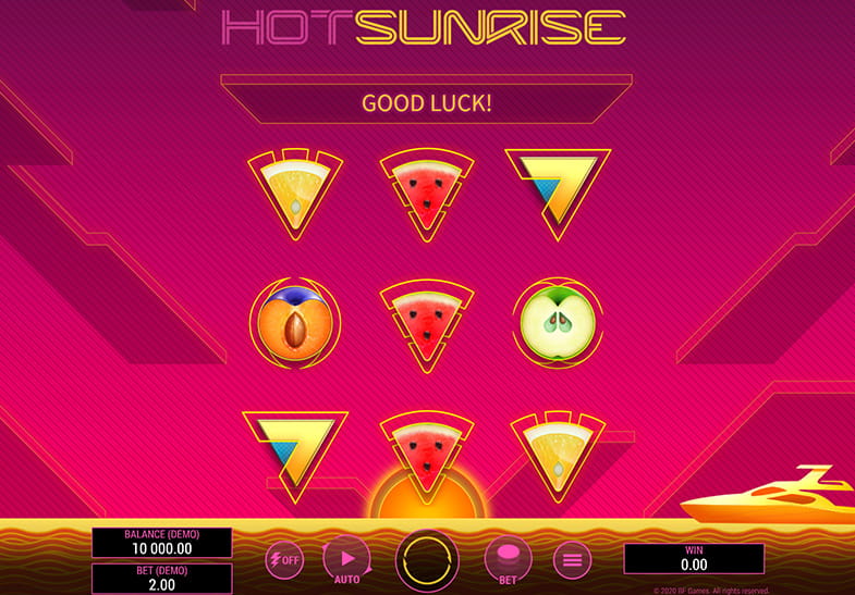 Free Demo of the Hot Sunrise Slot