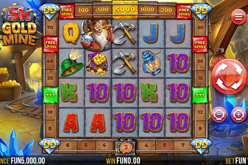 5K Gold Mine: Dream Drop Slot by 4theplayer