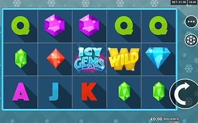 Icy Gems spelautomat av Just For the Win Studio på Lucky247 Casino