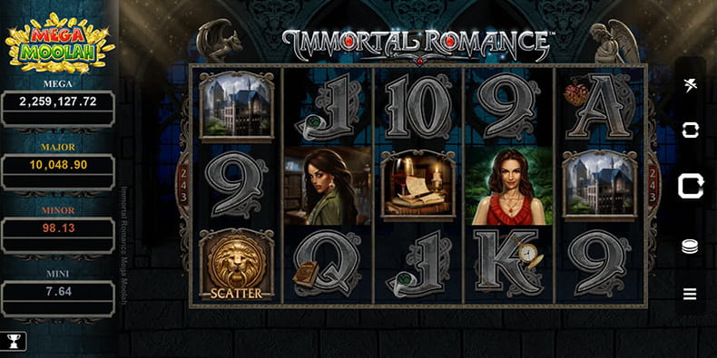 The Immortal Romance Mega Moolah Demo