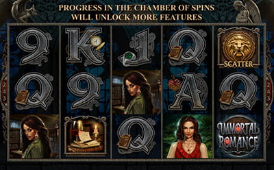 The Immortal Romance Online Slot at Vegadream