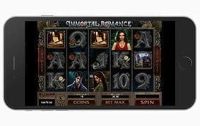 Play Immortal Romance Mobile Slot Game at Spinland Casino