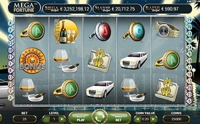 Mega Fortune jackpot slot overview