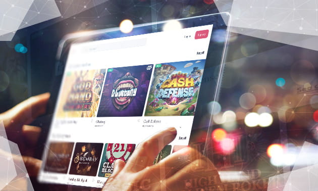 スマホの画面上のビットカジノのサイト