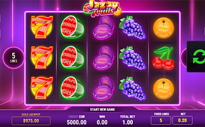 Der Online Slot im Jazzy Fruits 1Bet Casino