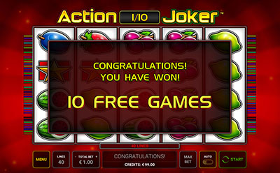 Joker Action Slot Free Spins
