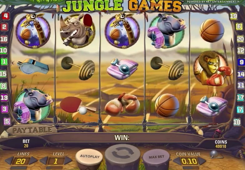Free demo of the Jungle Games Slot game