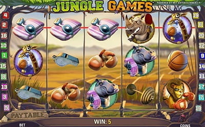 Jungle Games Slot Mobile
