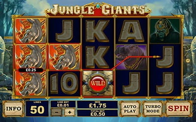 Jungle Giants Slot Free Spins