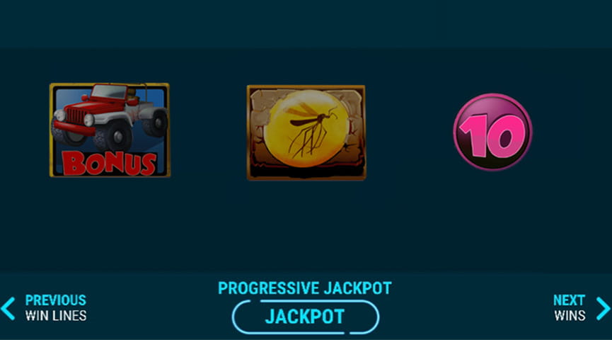 The Paytable of Jurassic Wins Online Slot