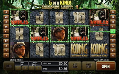 King Kong Wild Jungle Re-Spin Feature