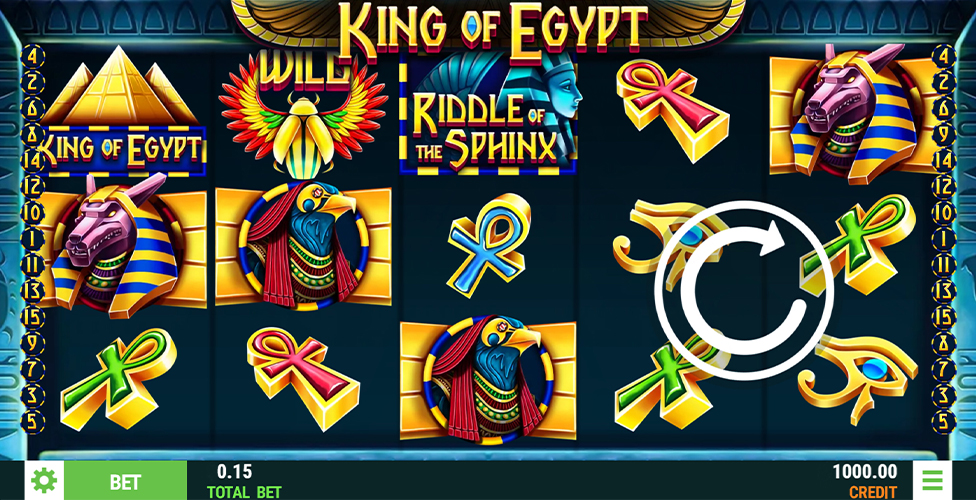 Free Demo of the King of Egypt Slot