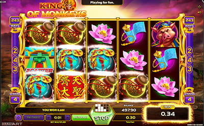 King of Monkeys Slot Bonus Round