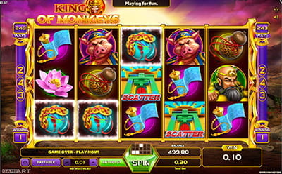 King of Monkeys Slot Mobile