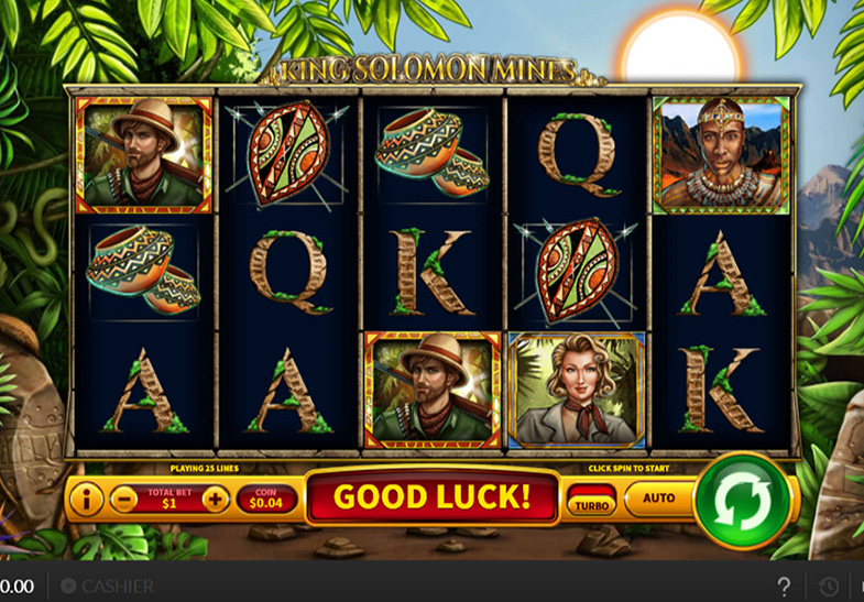 Free Demo of the King Solomon Mines Slot