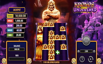 Kronos Unleashed Slot Bonus Round