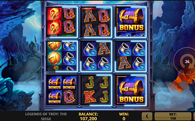 Legends of Troy The Siege Slot Free Spins