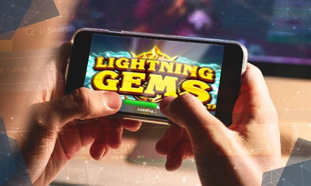 Lightning gems online slot game by NextGen