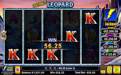Lightning Leopard Slot Bonus Round