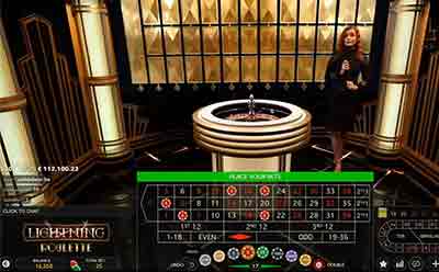 Lightning Roulette Live Casino Game