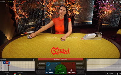 Fans of Baccarat Will Love 32Red Live Casino