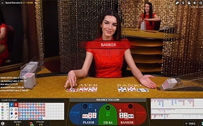 Live Baccarat at Casino Heroes