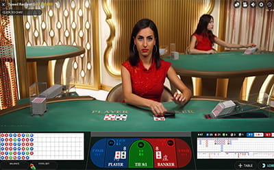 Live Baccarat at Fruity King Casino