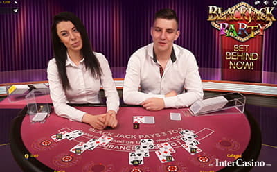 Enjoy Live Dealer Blackjack at InterCasino!