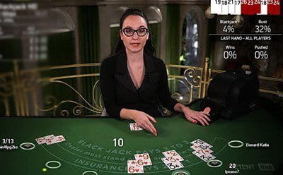 Play Live Blackjack at SpinIt Casino