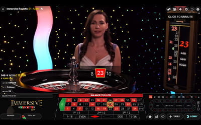 Welcome to the Immersive Roulette Live Casino Table 