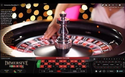 Live Roulette at Casimba