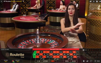 Live VIP Roulette at Rizk Casino India