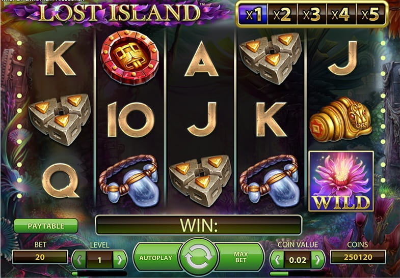 Free demo of the Lost island Slot game