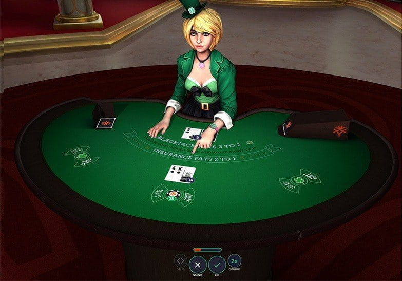 A Fully Functional Lucky Blackjack Version Using Play Money