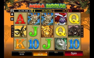 Luxury Casino Mega Moolah