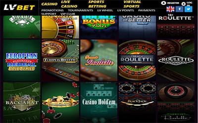 LV BET Mobile Casino Roulette Games