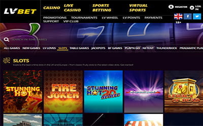 LV BET Mobile Casino Slot Games