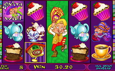 Mad Hatters Slot Expanding Wild