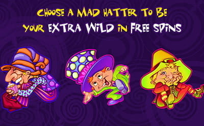 Mad Hatters Slot Free Spins