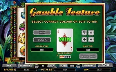 Mad Mad Monkey Gamble Feature