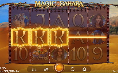 Magic of Sahara in Roxy Palace Casino