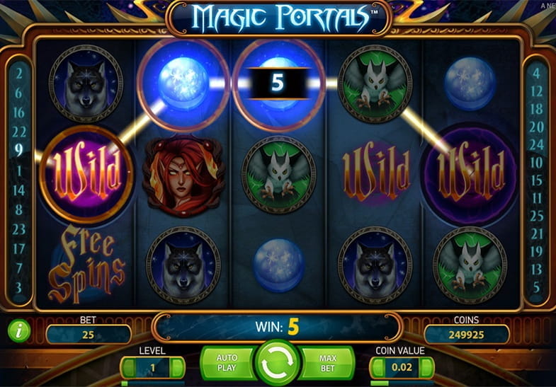 Free demo of the Magic Portals Slot game